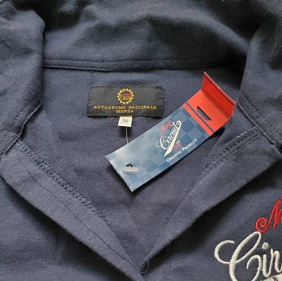 MONZA Italian Racing Women's Polo Shirt sz M New with Tags - Picture 5 of 6